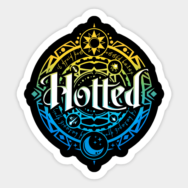 Spell Circle Sticker by Hotted